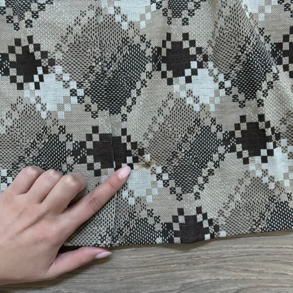 Chocolate Brown Plaid Suit  Vintage 1970s Sz Small - Picture 7 of 8